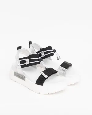 Loirs Sandals In Black/silver