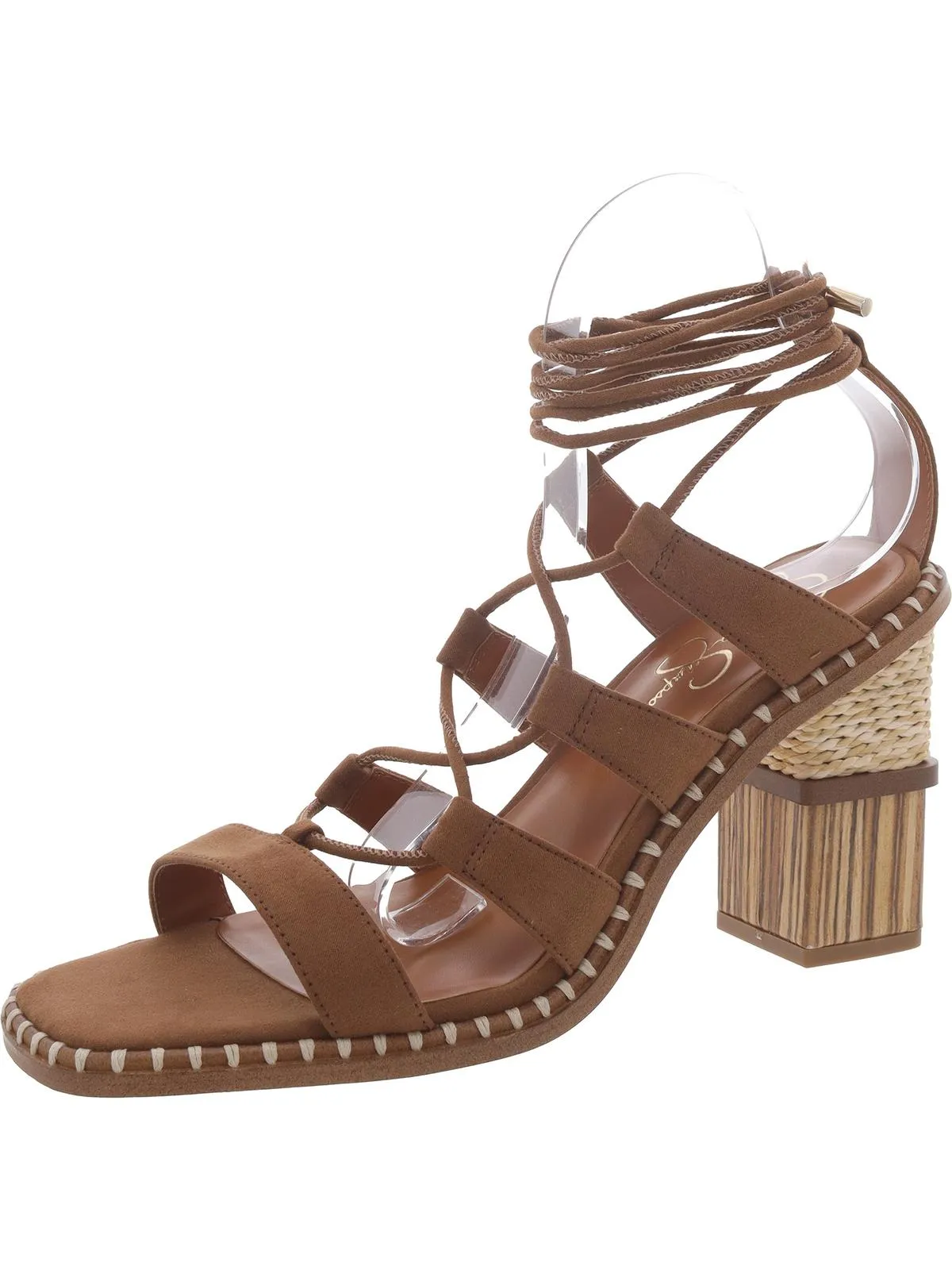 Lonor Womens Microsuede Faux Suede Heels