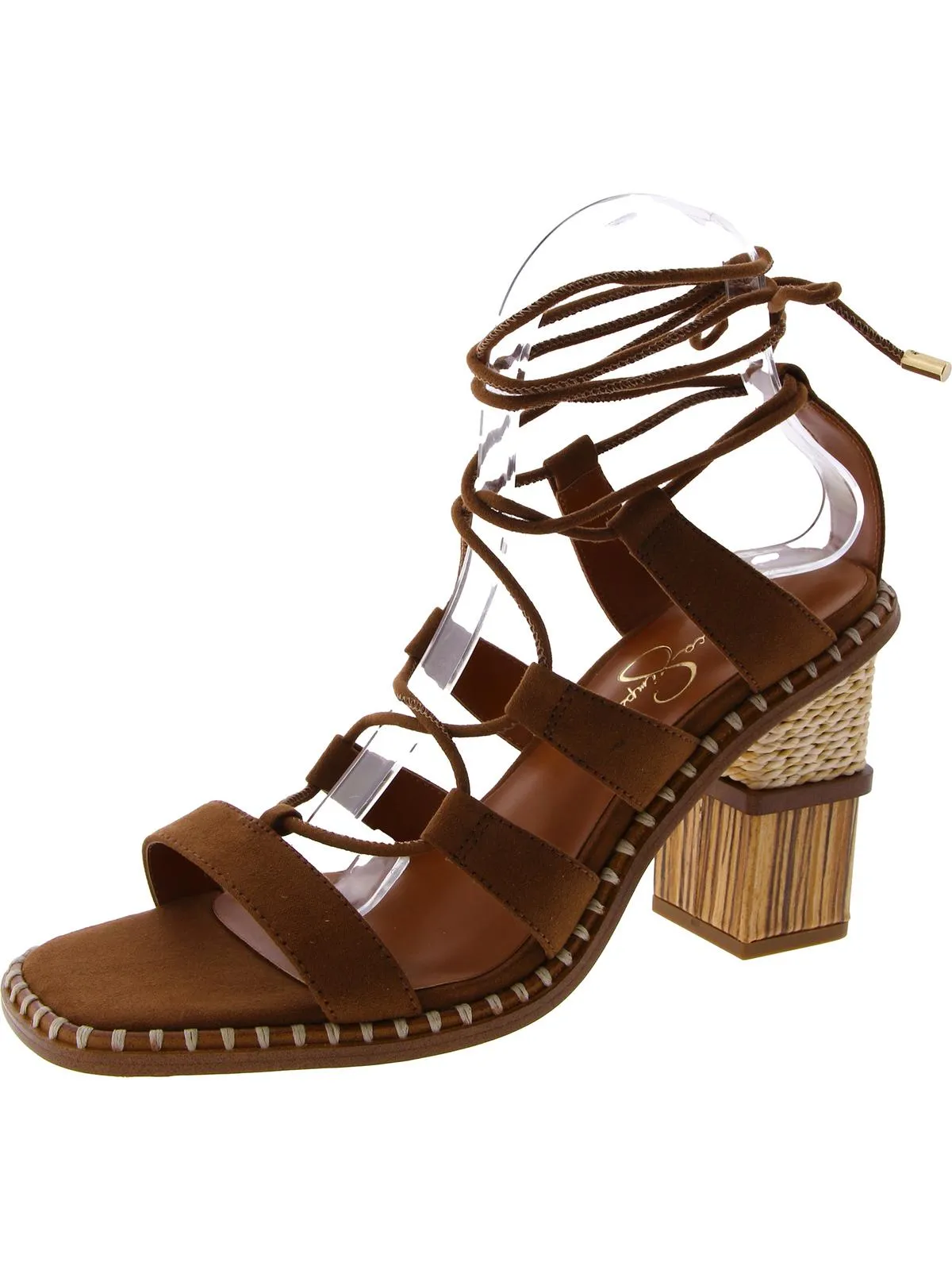 Lonor Womens Microsuede Faux Suede Heels