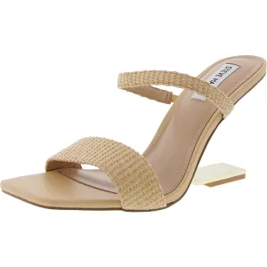 Lotus Womens Solid Straw Heels