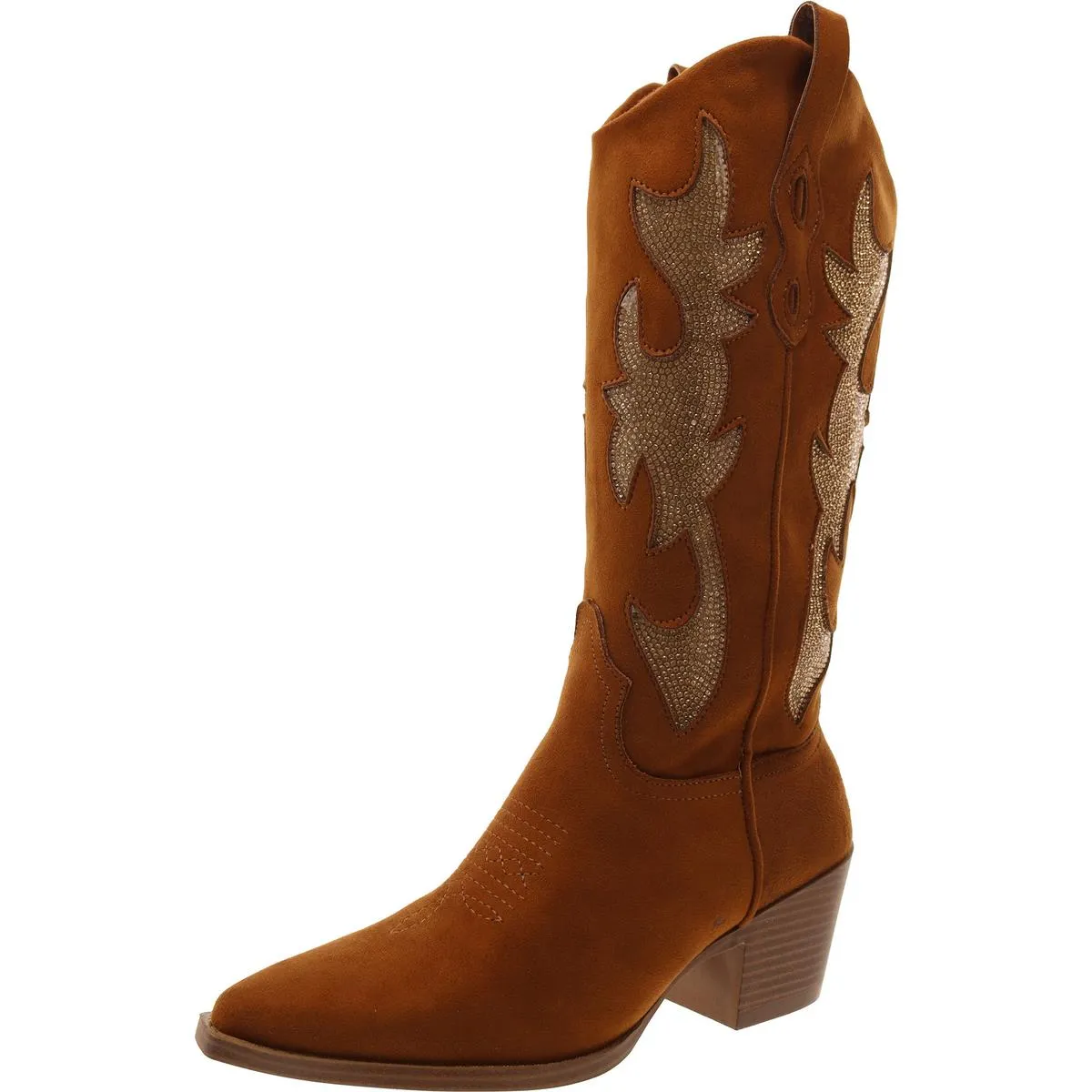 Lucah Womens Sequin Pointed toe Cowboy, Western Boots
