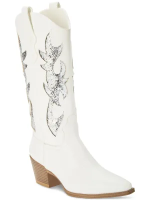 Lucah Womens Sequin Pointed toe Cowboy, Western Boots