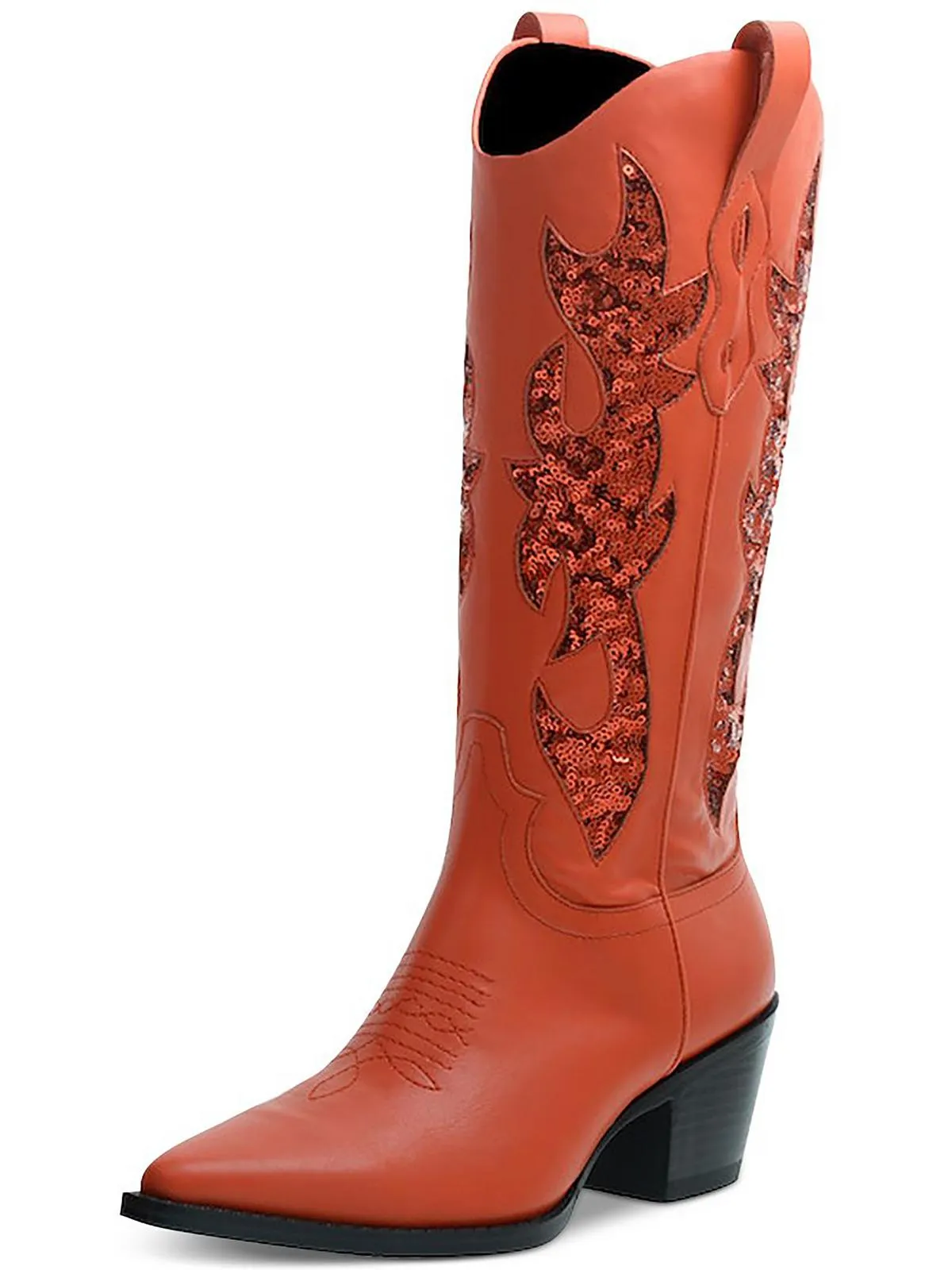 Lucah Womens Sequin Pointed toe Cowboy, Western Boots