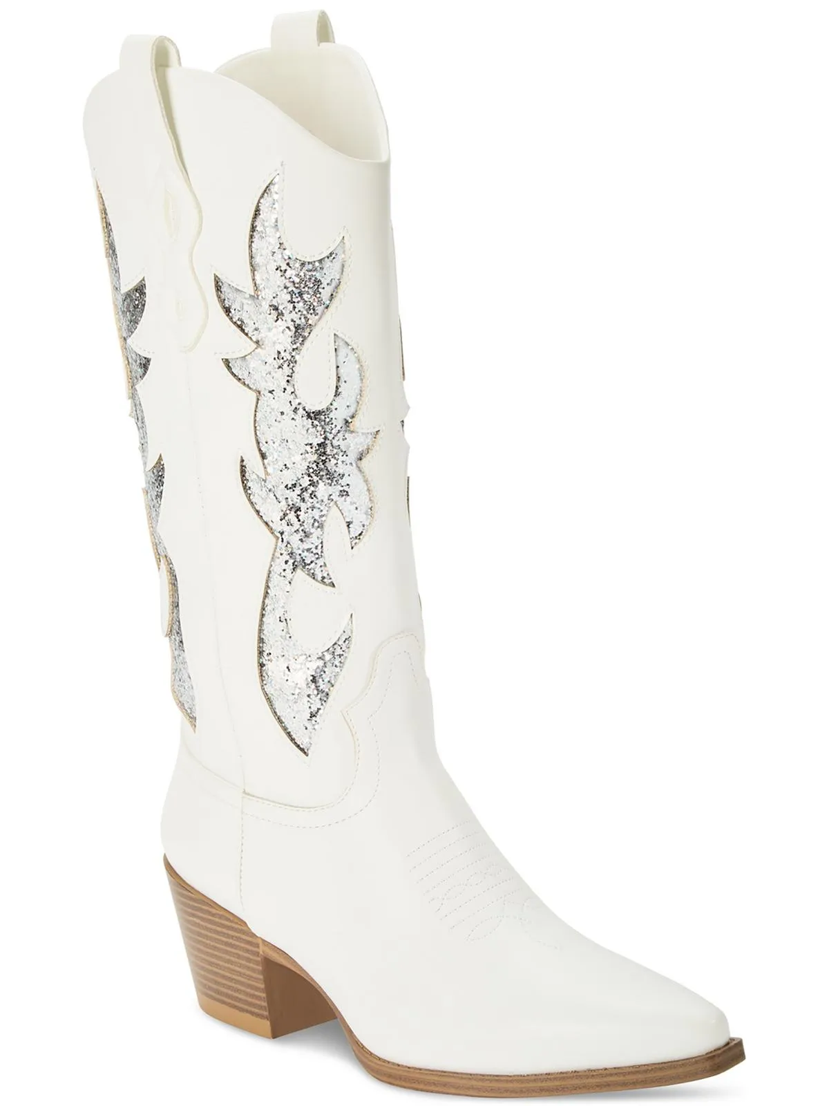 Lucah Womens Sequin Pointed toe Cowboy, Western Boots