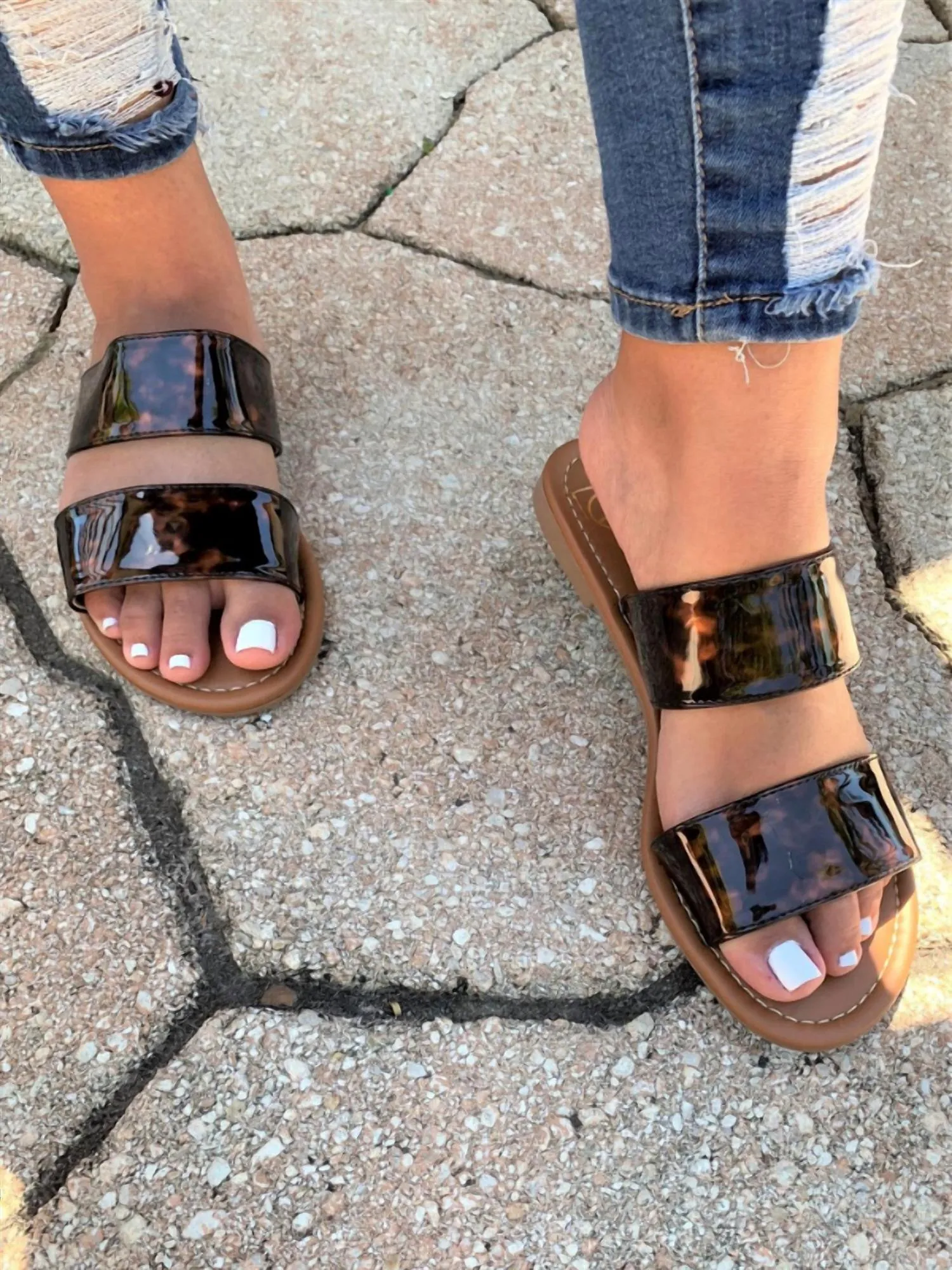 Lulu 7 Sandals In Tortoise