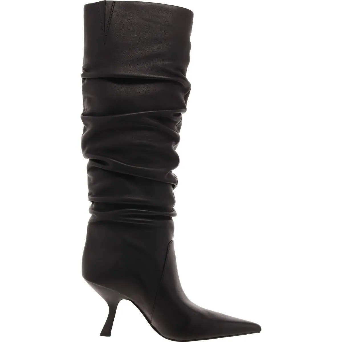 Luna Womens Leather Tall Knee-High Boots