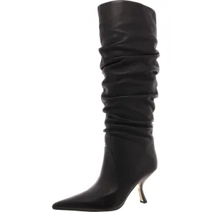 Luna Womens Leather Tall Knee-High Boots