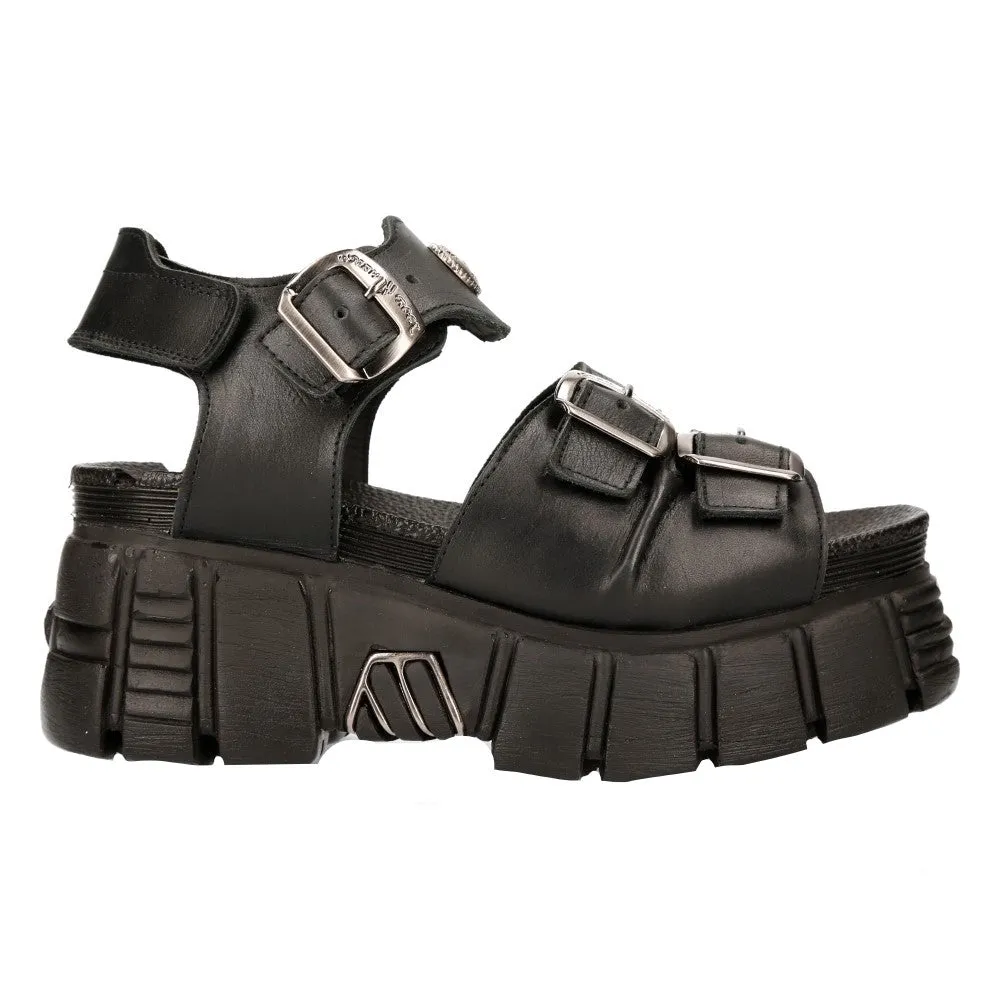 M-BIOS101-C2 Leather Sandal Punk