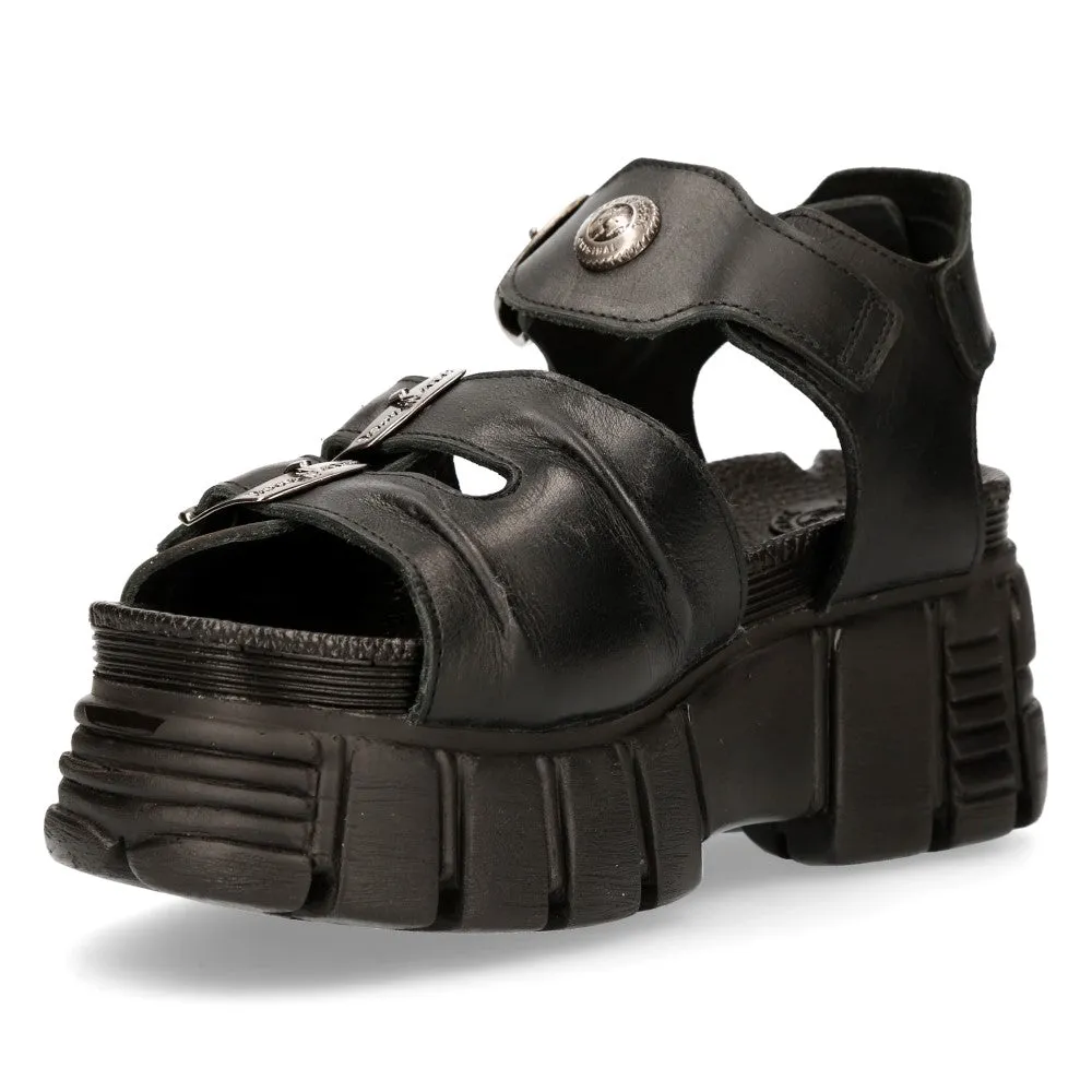M-BIOS101-C2 Leather Sandal Punk