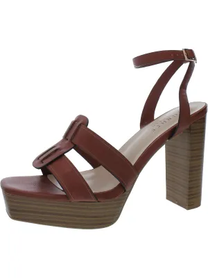 Mandilyn Womens Faux Leather Warm Heels