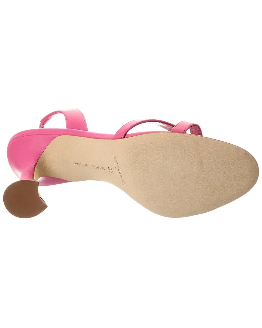 Manolo Blahnik Ammoursli 90 Leather Slingback Sandal