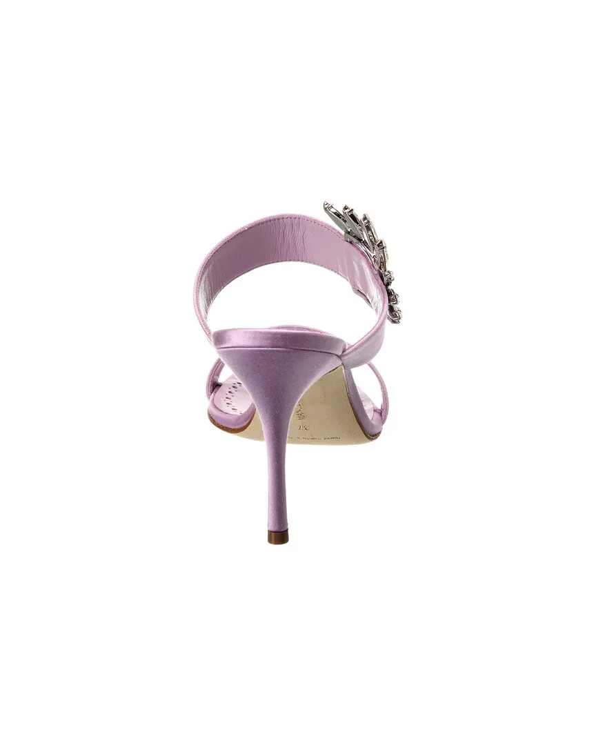 Manolo Blahnik Chivela 90 Satin Sandal
