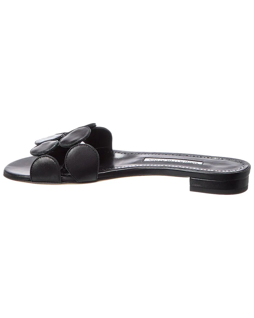 Manolo Blahnik Haribalamu Leather Sandal