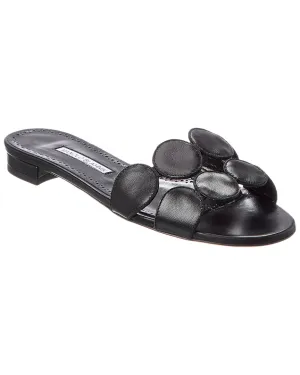 Manolo Blahnik Haribalamu Leather Sandal