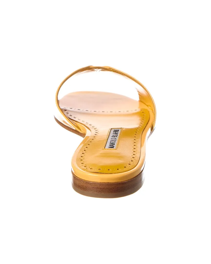 Manolo Blahnik Houramu Patent Sandal