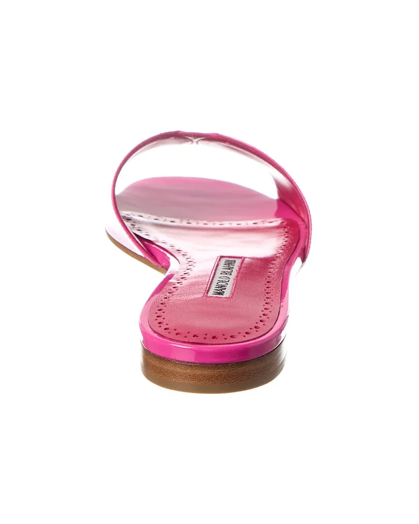Manolo Blahnik Houramu Patent Sandal