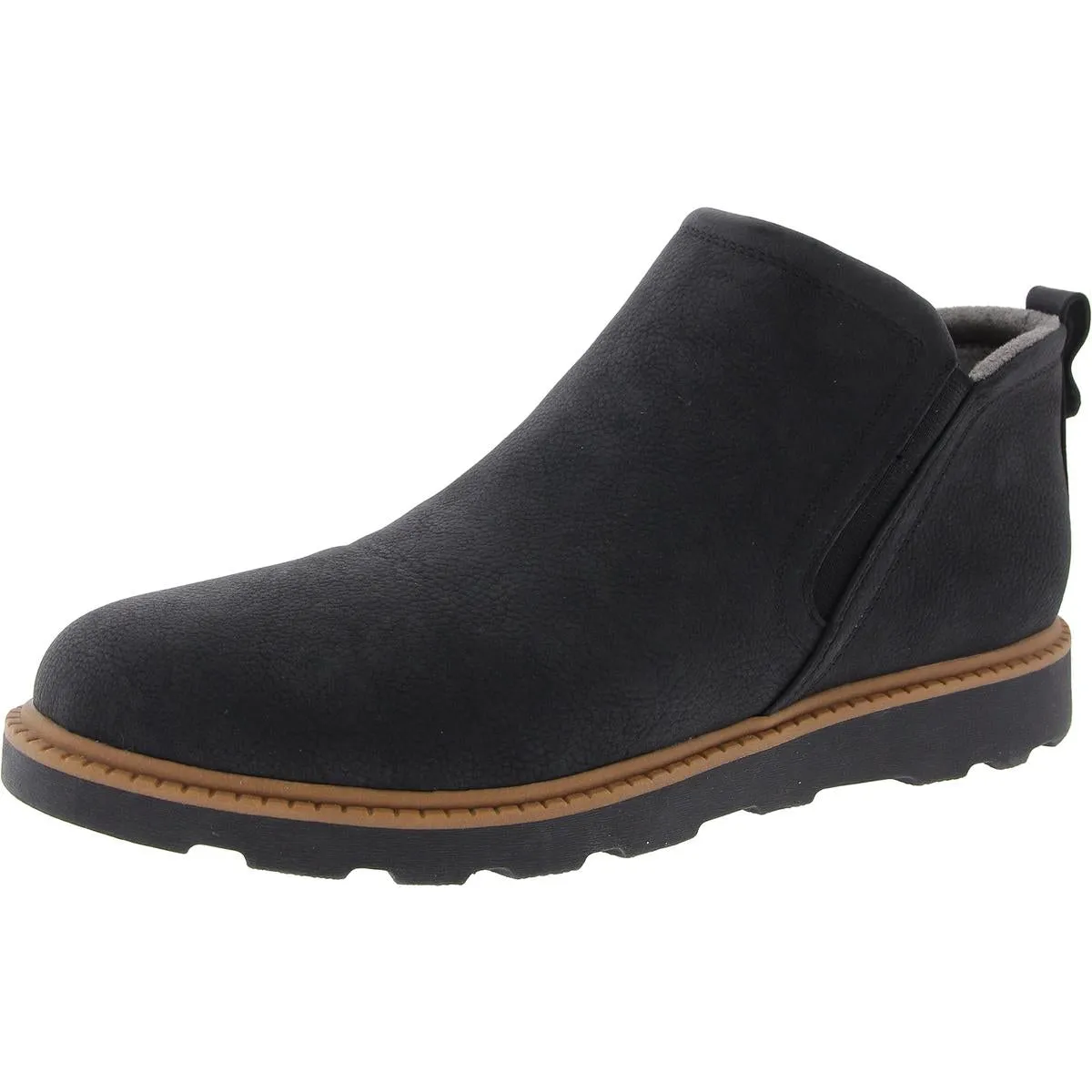Margo Womens Zipper Faux Leather Booties