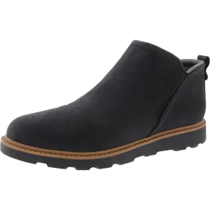 Margo Womens Zipper Faux Leather Booties