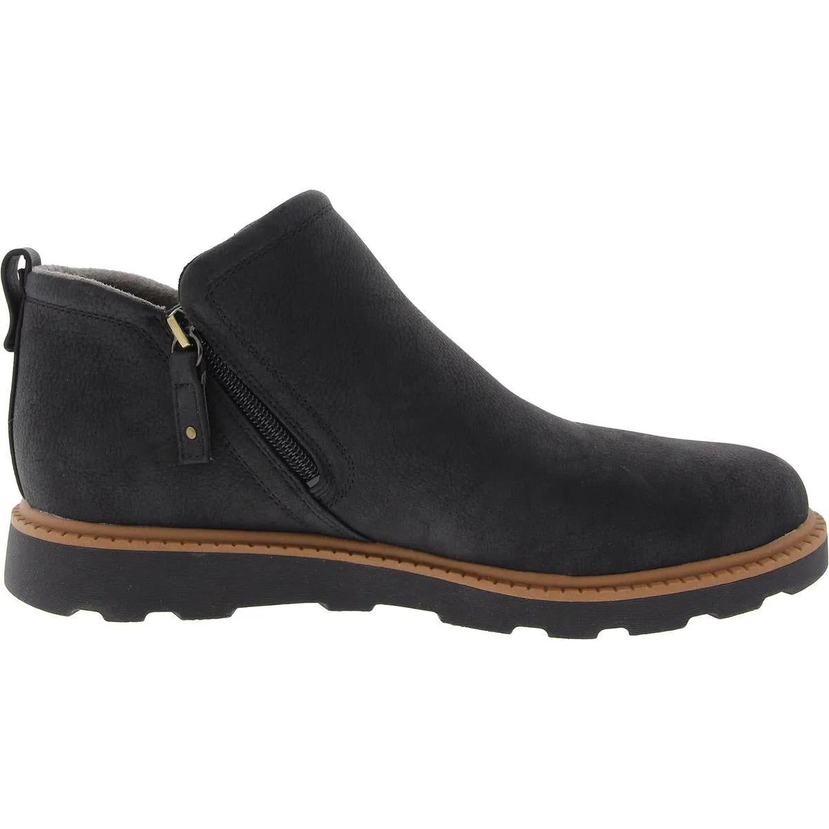 Margo Womens Zipper Faux Leather Booties
