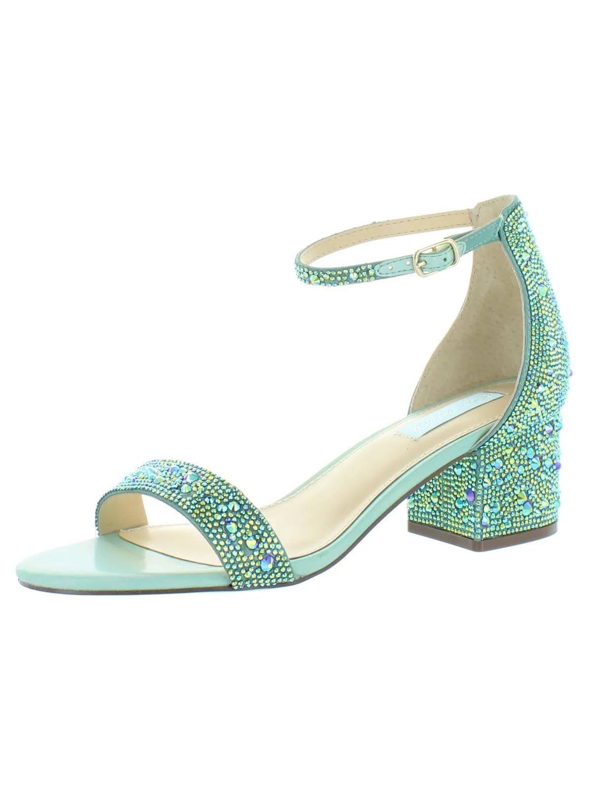 Mari Womens Ankle Strap Open Toe Heel Sandals