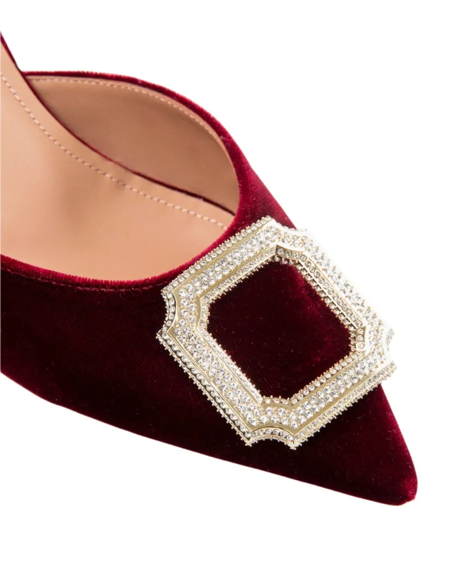 Marilu 45 Rosewood Velvet Slin