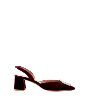 Marilu 45 Rosewood Velvet Slin