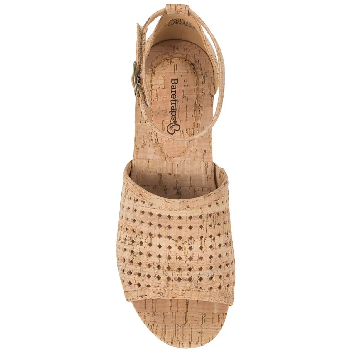 MARTA Womens Wedge Ankle Strap Heels