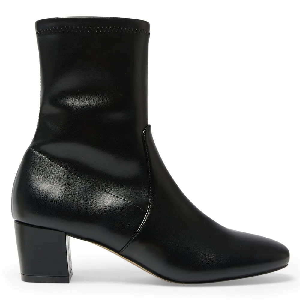 Mercy Boot in Black Leather