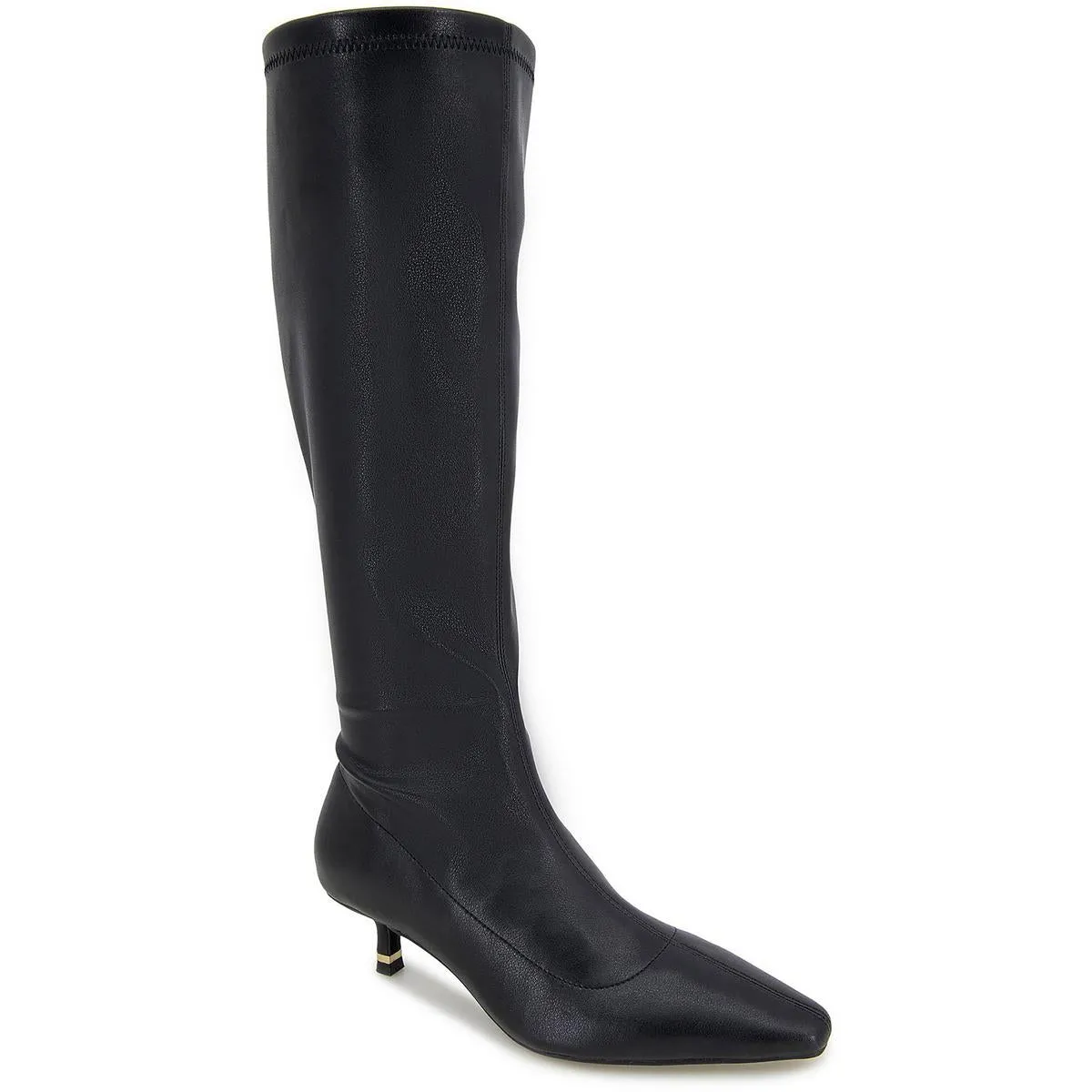 MERIDITH Womens Zipper Manmade Knee-High Boots