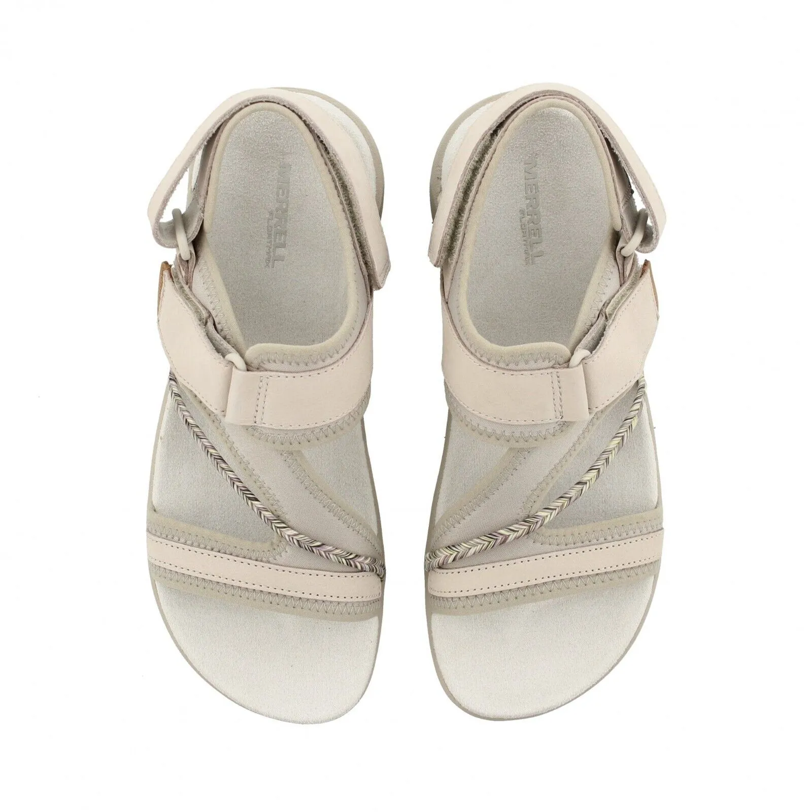 Merrell Terran 4 J006742 Sandals Women's Silver Hook and Loop Backstrap TF708