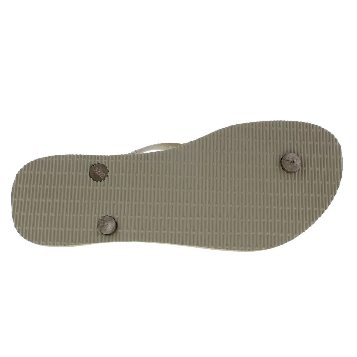 Metallic Man Made Flip-Flops