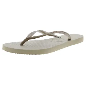 Metallic Man Made Flip-Flops