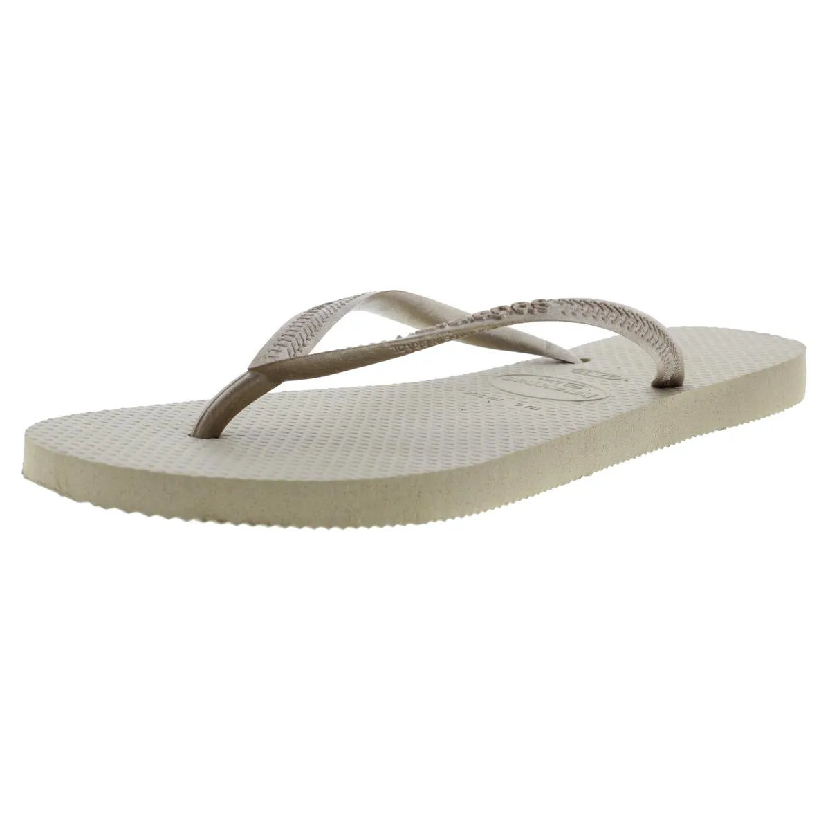 Metallic Man Made Flip-Flops
