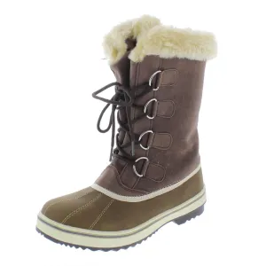 Mikkey Womens Warm Stitched Winter Boots