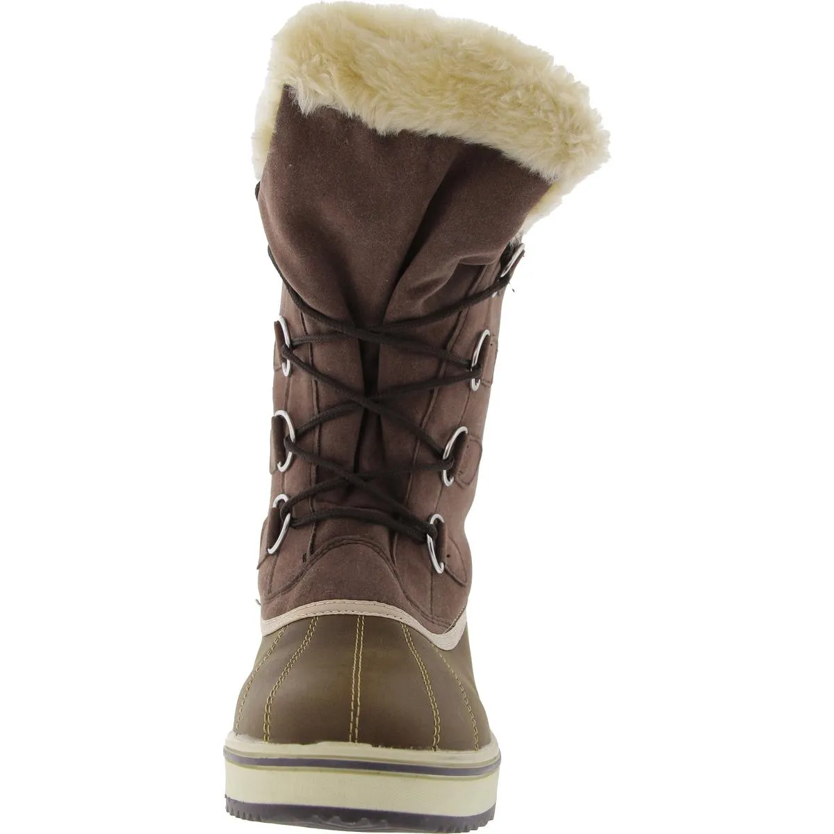 Mikkey Womens Warm Stitched Winter Boots