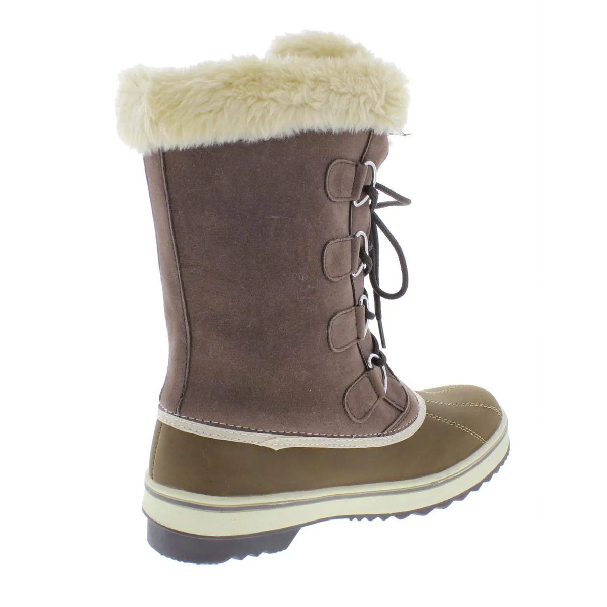 Mikkey Womens Warm Stitched Winter Boots