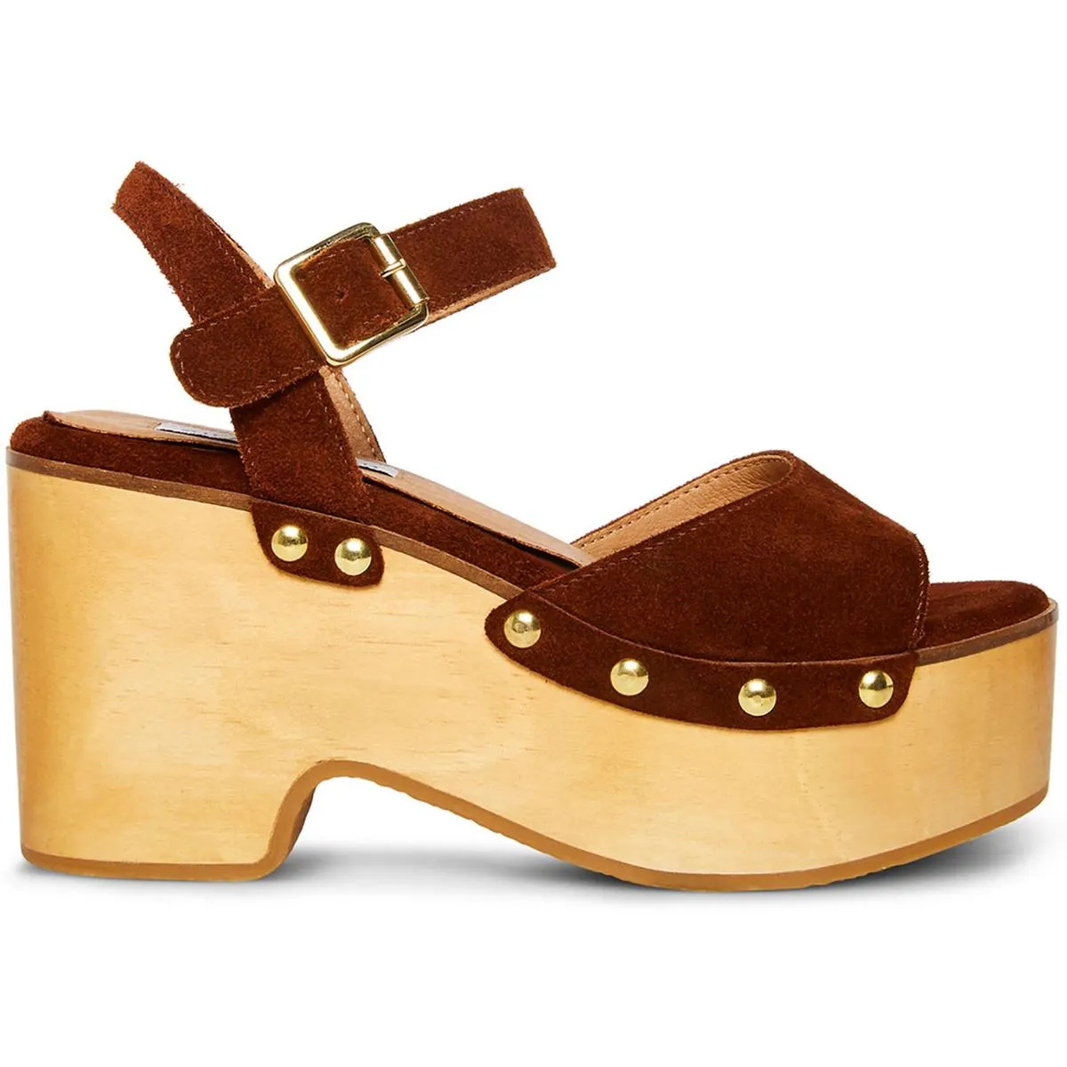 Mindful  Womens Leather Dressy Platform Sandals