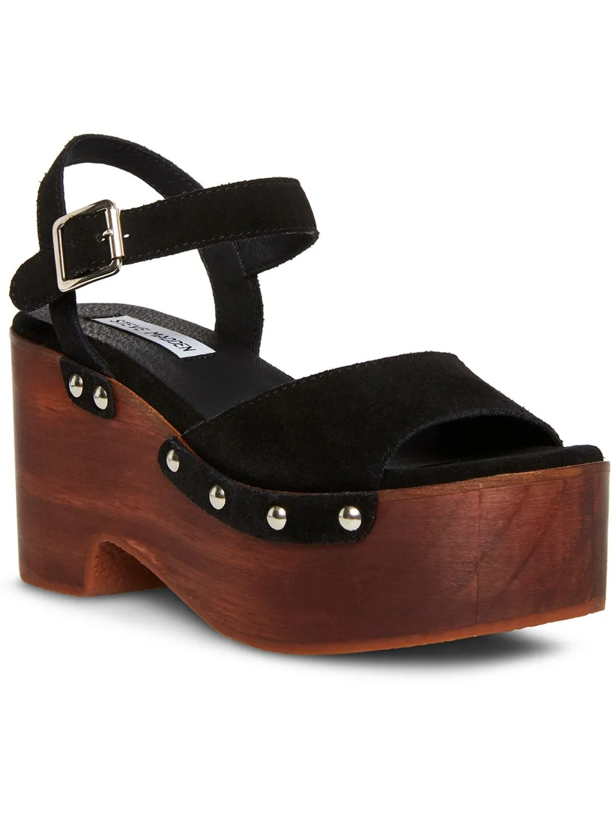 Mindful  Womens Leather Dressy Platform Sandals