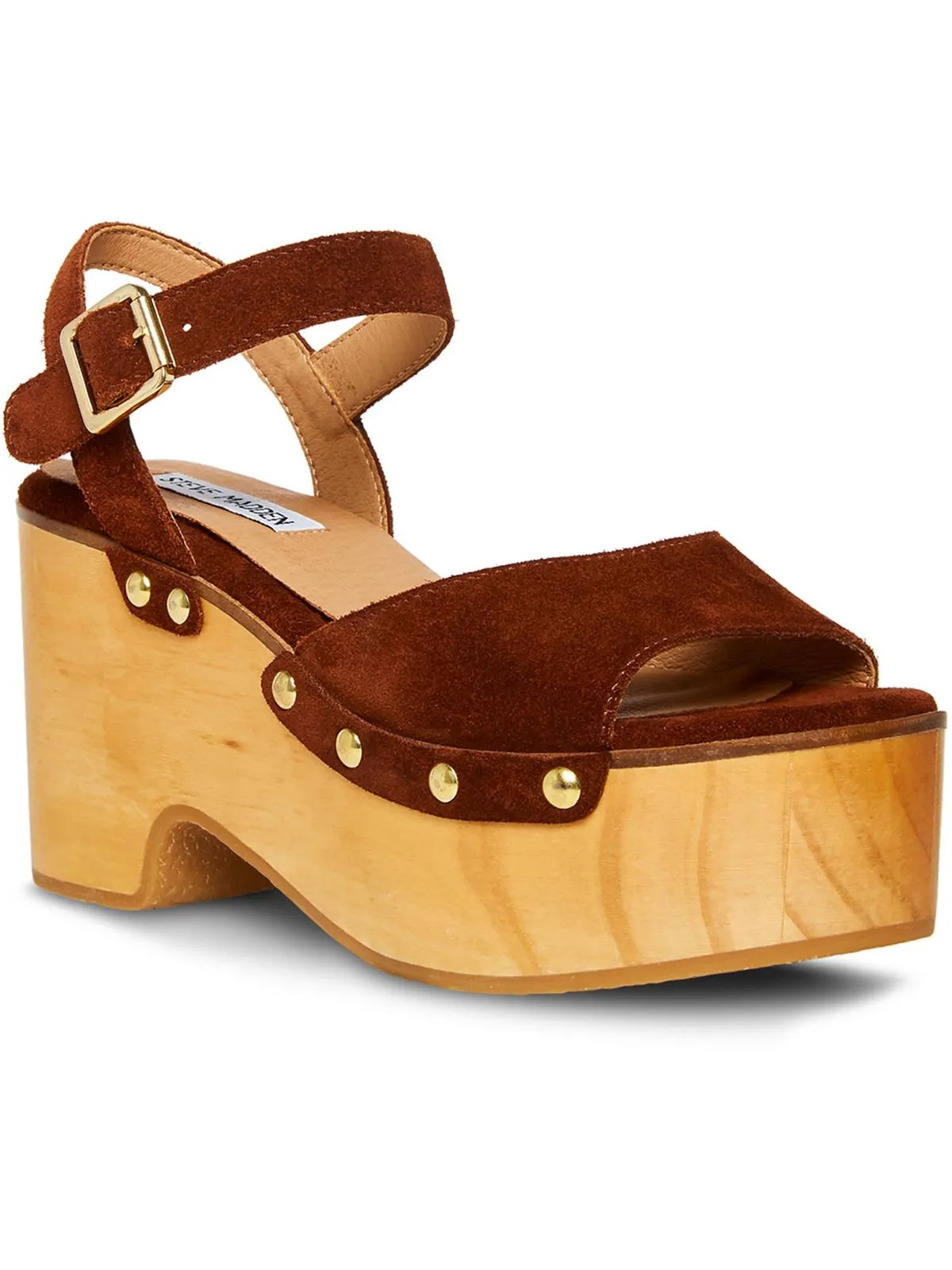 Mindful  Womens Leather Dressy Platform Sandals