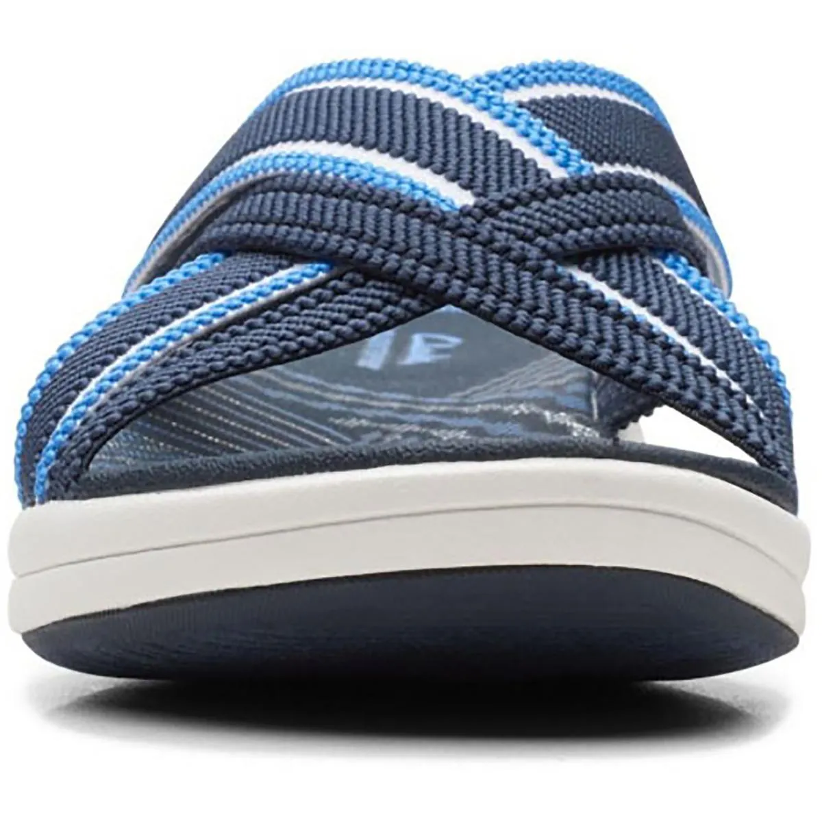 Mira Isle Womens Strappy Machine Washable Slide Sandals