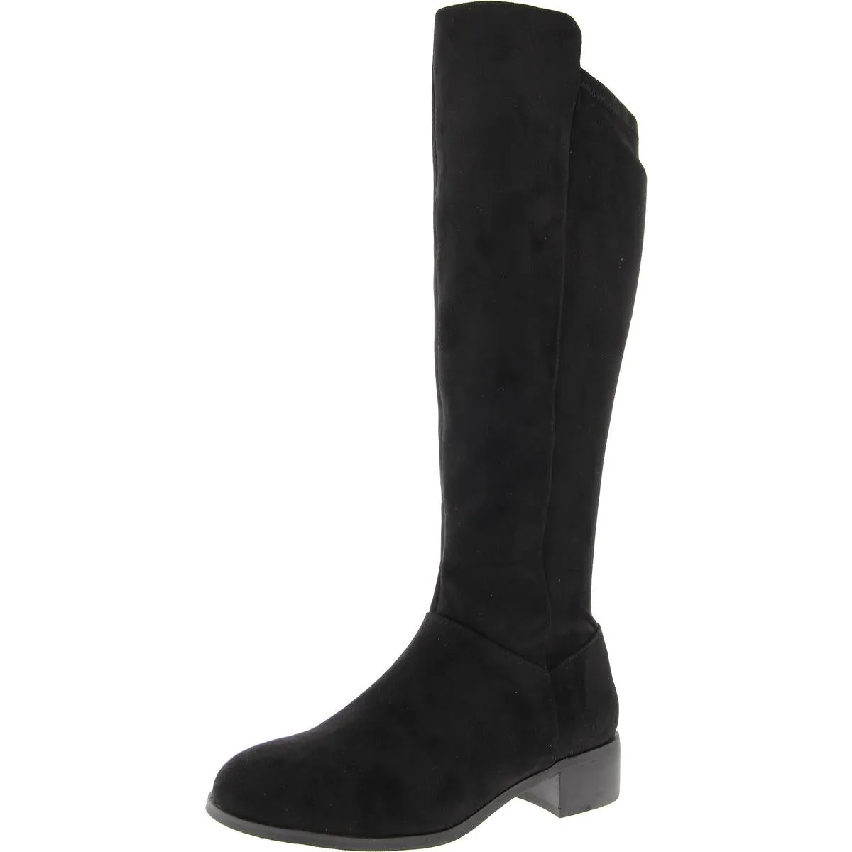 Molly Womens Zipper Faux Suede Knee-High Boots