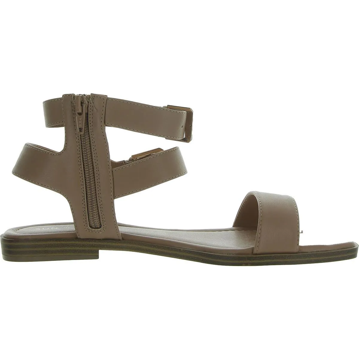 Monaaco Womens Strappy Faux Leather Gladiator Sandals