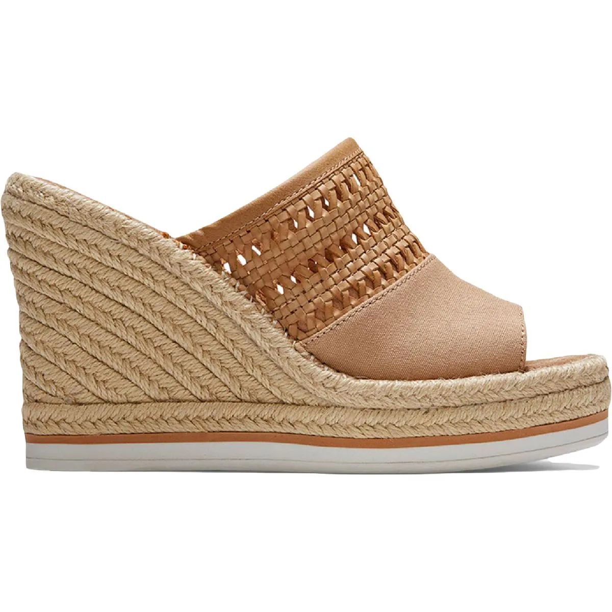 Monica Mule Womens Woven Mules Platform Sandals