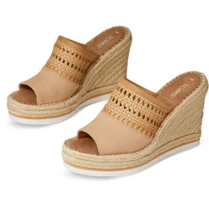 Monica Mule Womens Woven Mules Platform Sandals