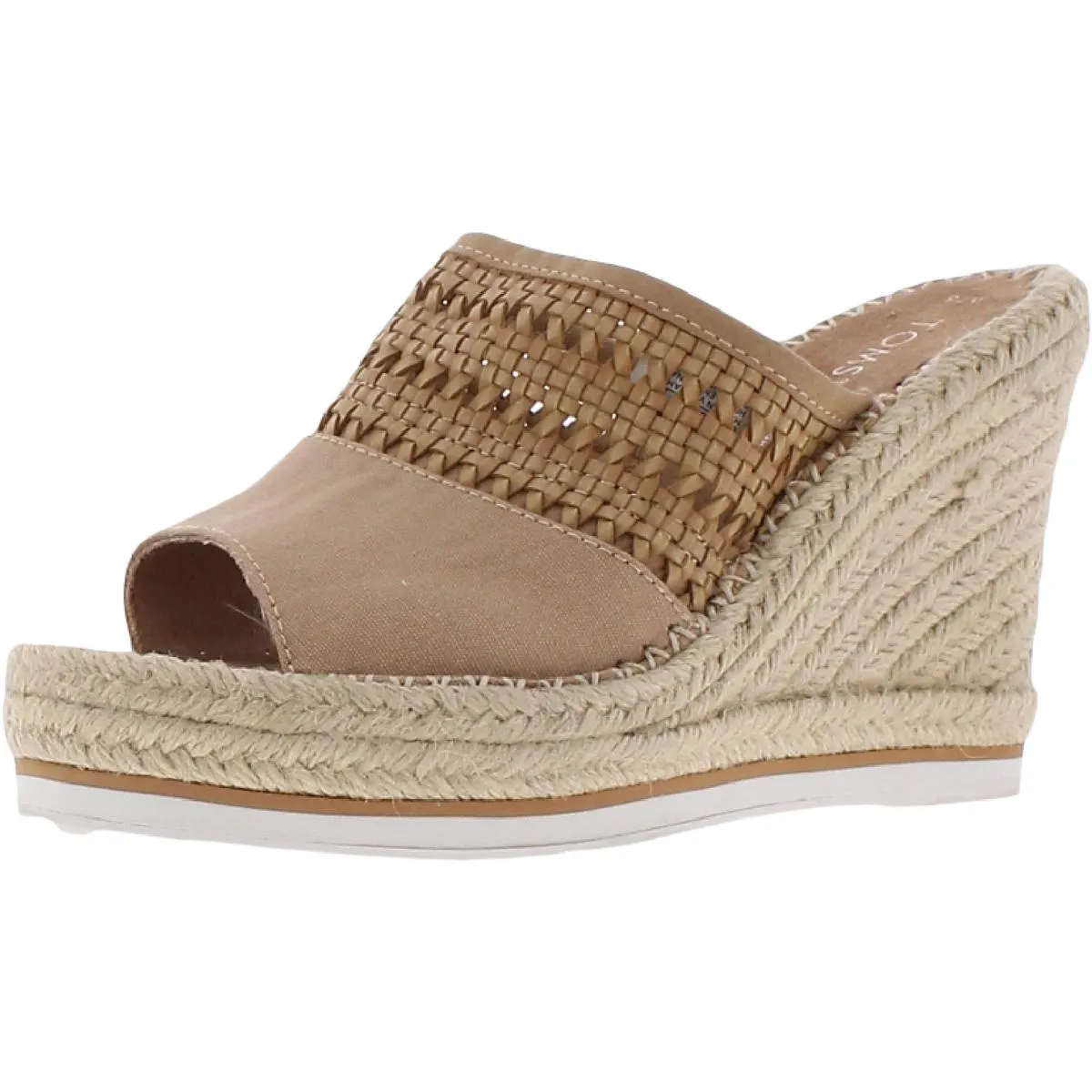 Monica Mule Womens Woven Mules Platform Sandals