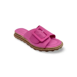 Monroe Fuchsia Leather Adjustable Slide