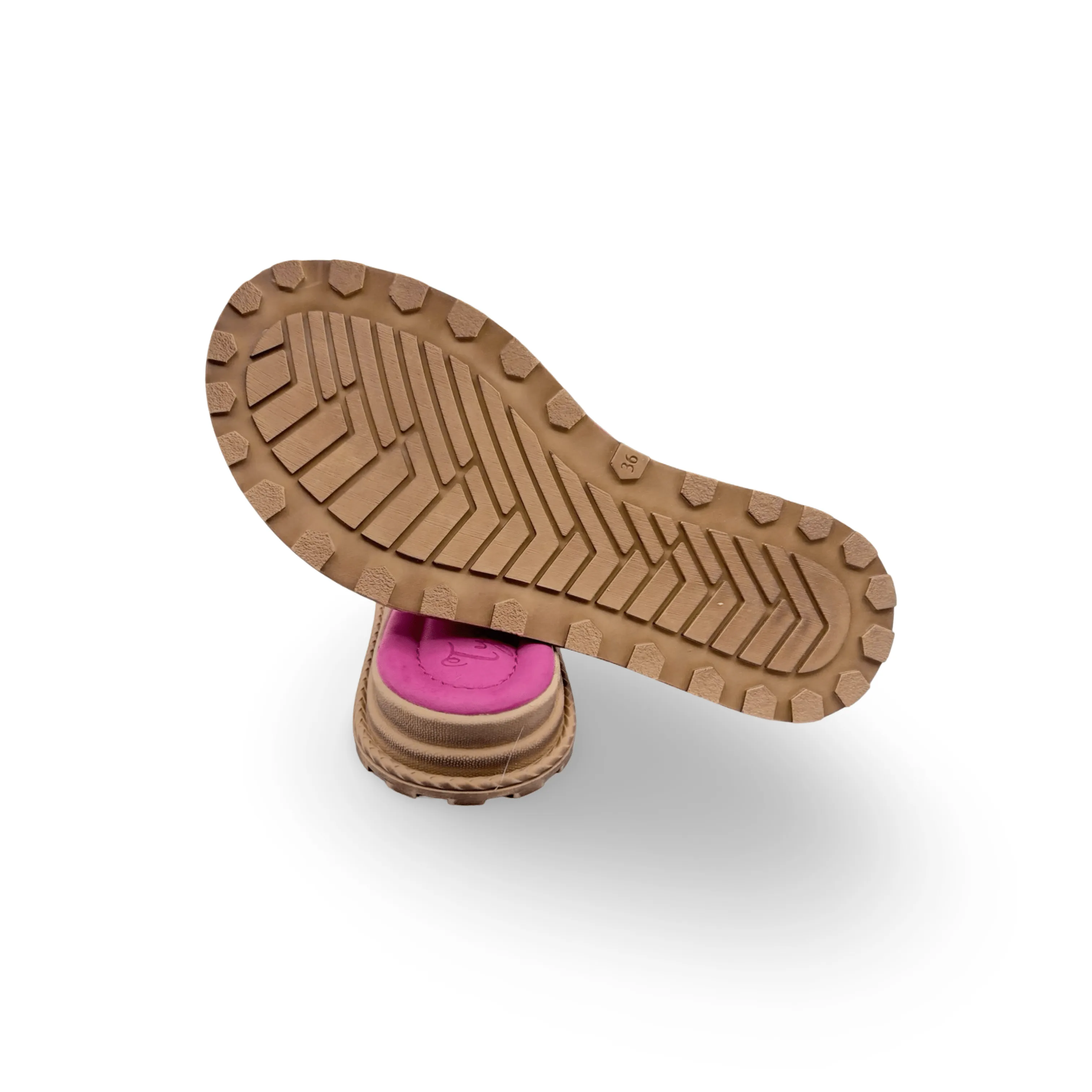 Monroe Fuchsia Leather Adjustable Slide