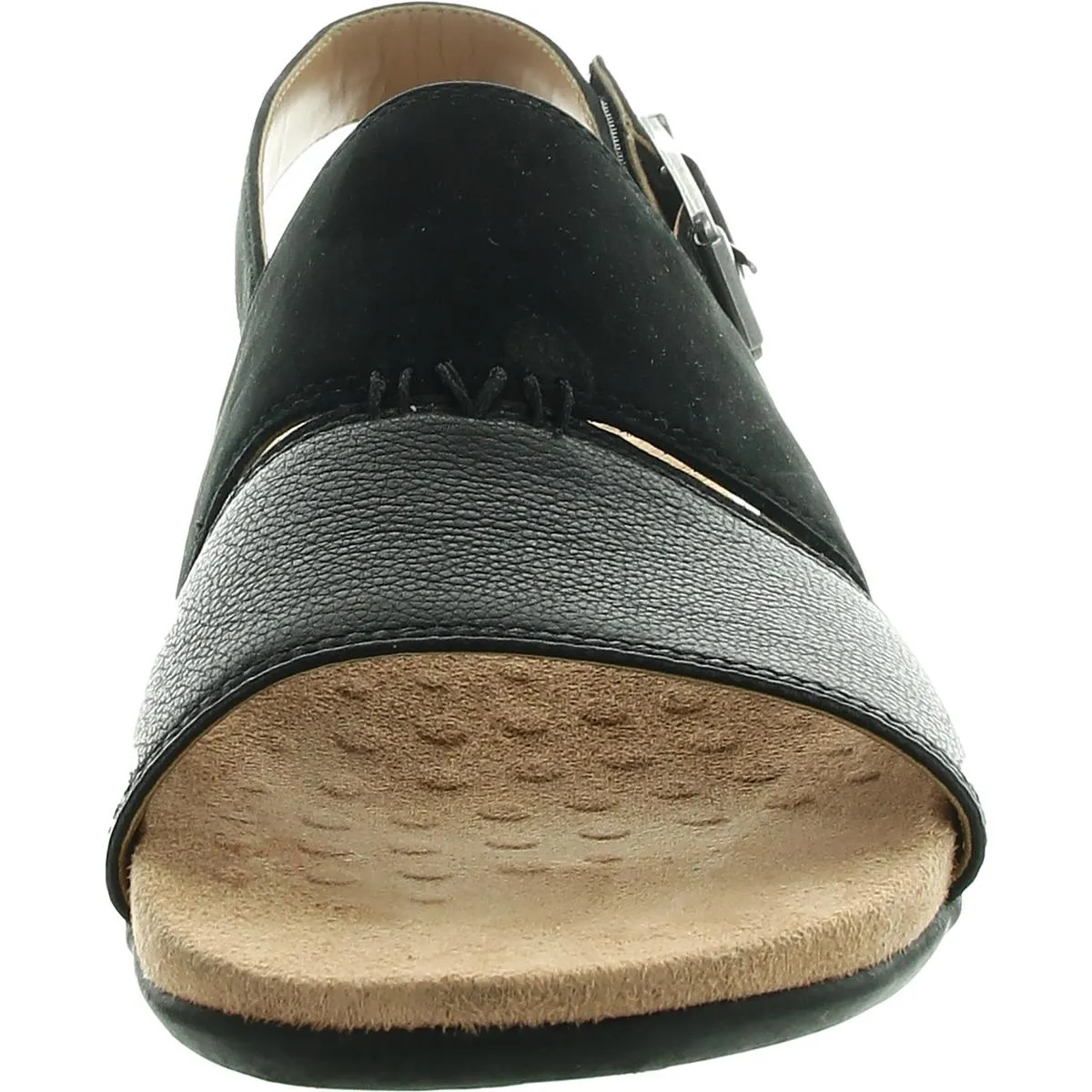 Morro Womens Leather Slip On Slingback Sandals