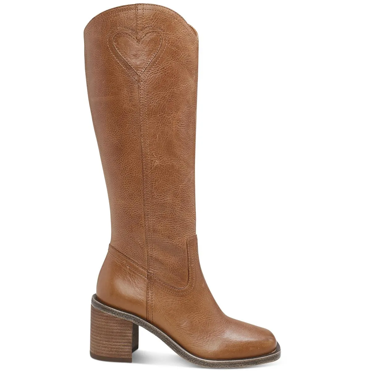 myinda Womens Leather Tall Knee-High Boots