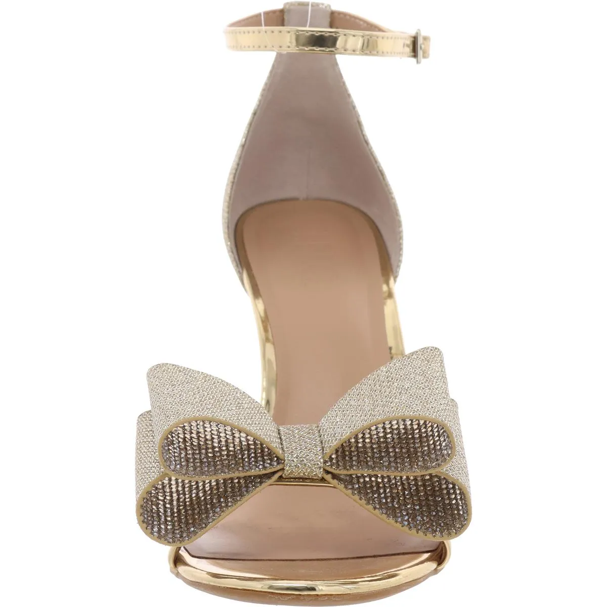 Naasira Womens Glitter Bow Heels